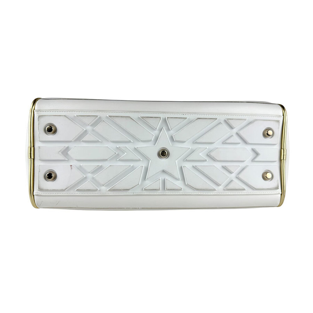 CHRISTIAN DIOR White Leather Shoulder Bag - Picture 4 of 13